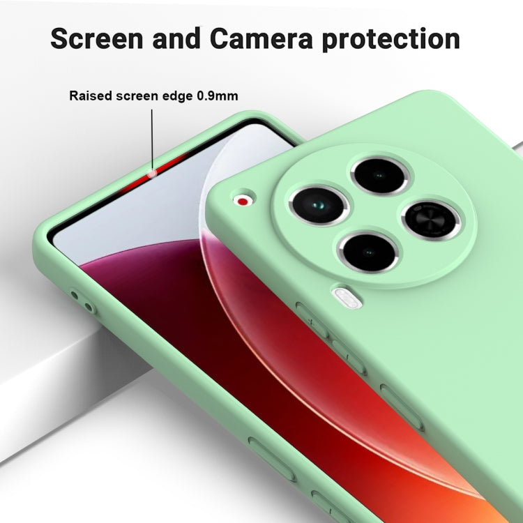 For Tecno Camon 30 5G Solid Color Liquid Silicone Dropproof Full Coverage Phone Case