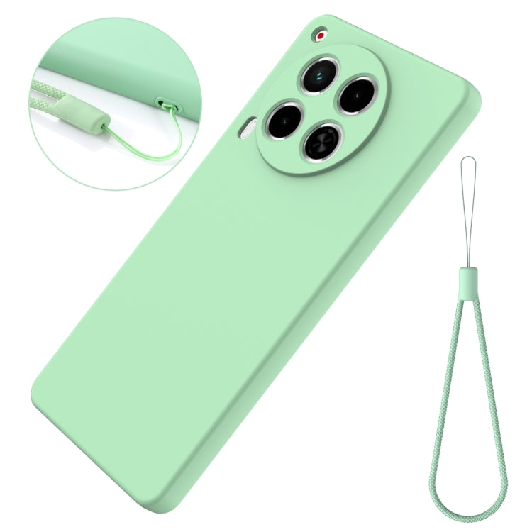 For Tecno Camon 30 5G Solid Color Liquid Silicone Dropproof Full Coverage Phone Case