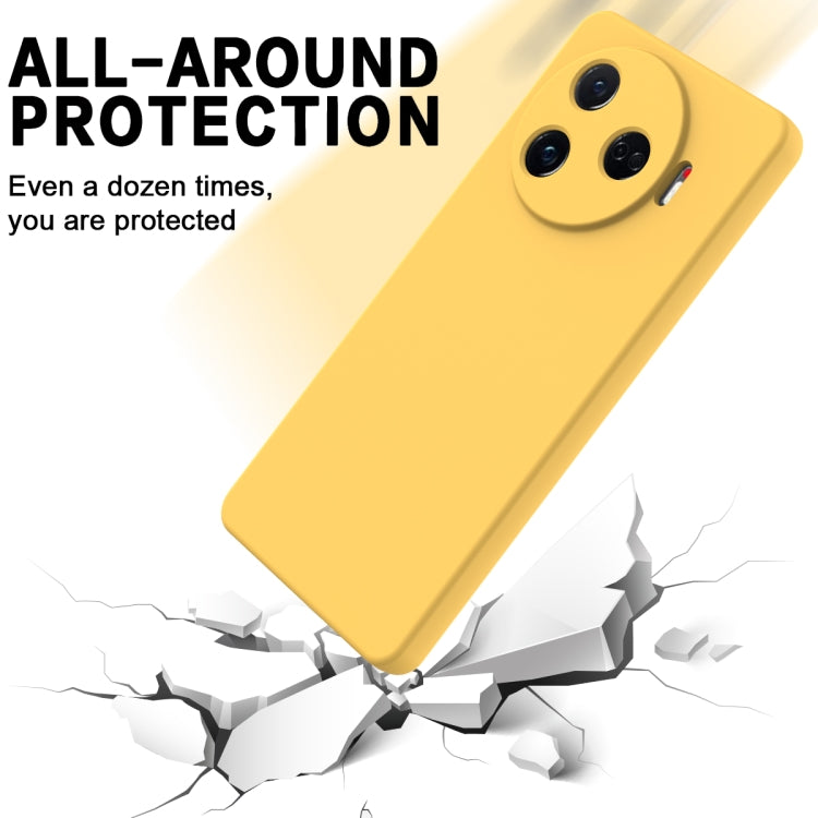 For Tecno Camon 30 Pro 5G Solid Color Liquid Silicone Dropproof Full Coverage Phone Case