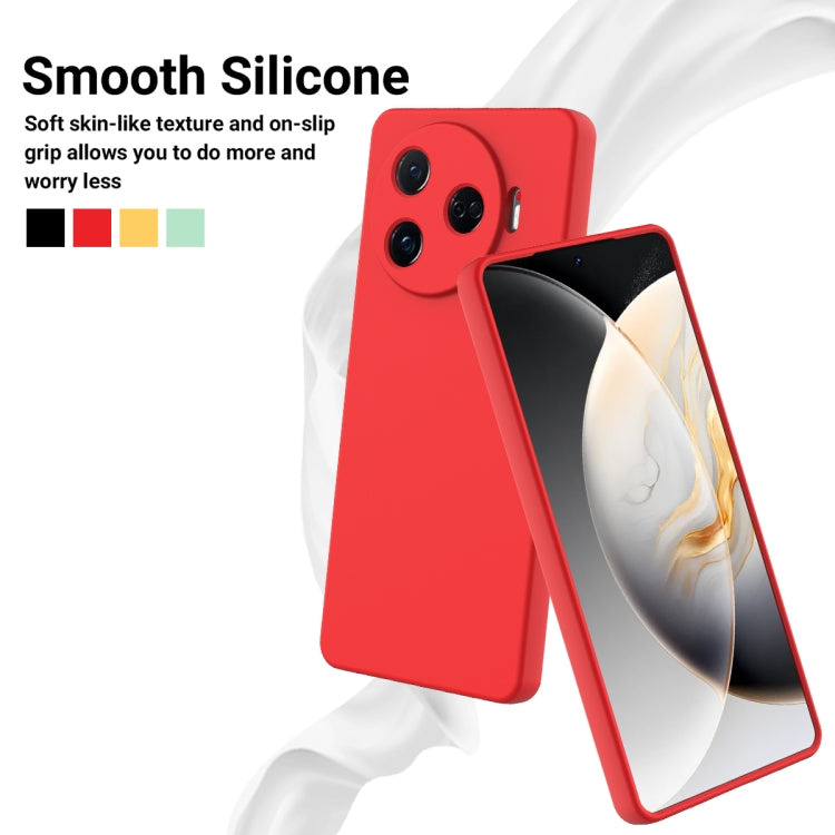 For Tecno Camon 30 Pro 5G Solid Color Liquid Silicone Dropproof Full Coverage Phone Case