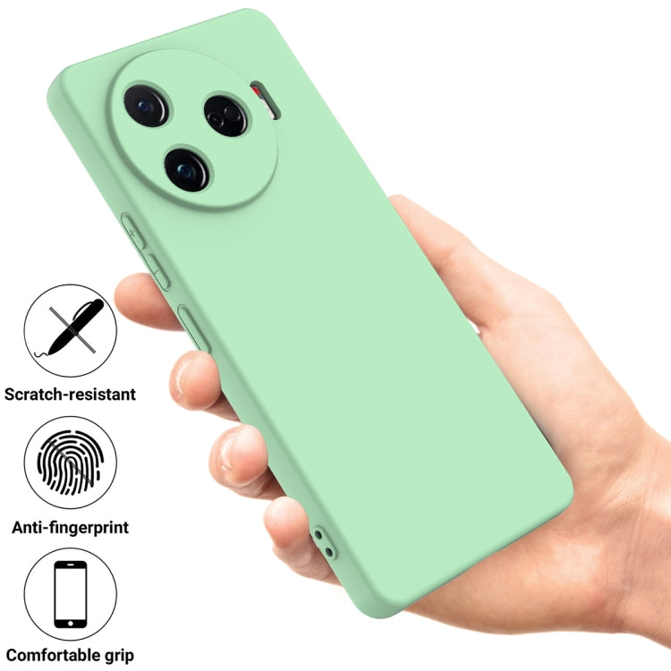 For Tecno Camon 30 Pro 5G Solid Color Liquid Silicone Dropproof Full Coverage Phone Case