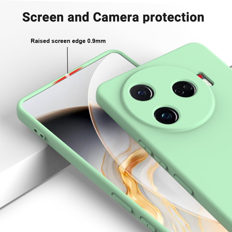 For Tecno Camon 30 Pro 5G Solid Color Liquid Silicone Dropproof Full Coverage Phone Case