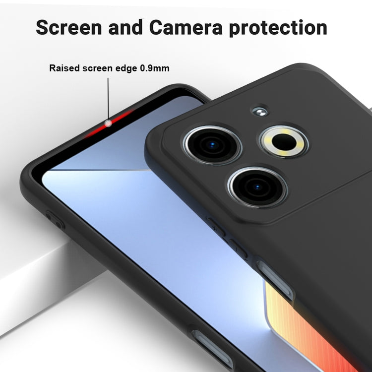 For Tecno Pova 6 Neo 4G Solid Color Liquid Silicone Dropproof Full Coverage Phone Case