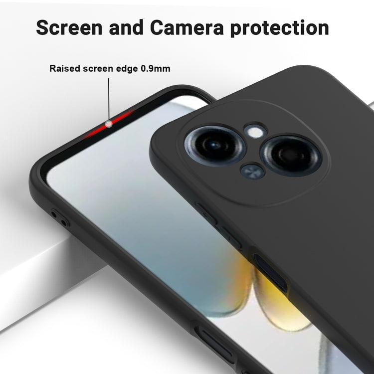 For Tecno Pop 9 4G / Spark Go 1 Solid Color Liquid Silicone Dropproof Full Coverage Phone Case
