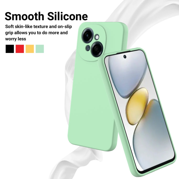 For Tecno Pop 9 4G / Spark Go 1 Solid Color Liquid Silicone Dropproof Full Coverage Phone Case