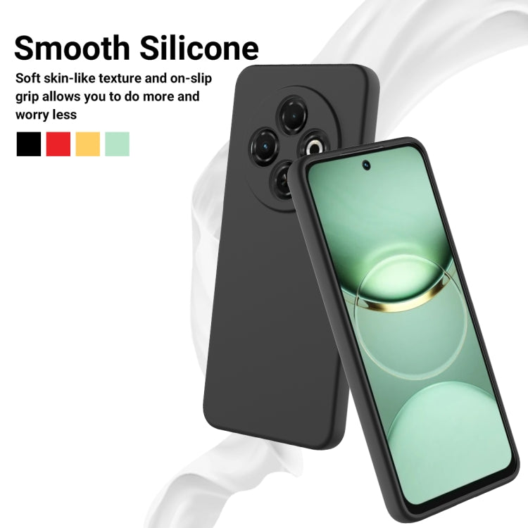 For Tecno Spark 30C 4G Solid Color Liquid Silicone Dropproof Full Coverage Phone Case