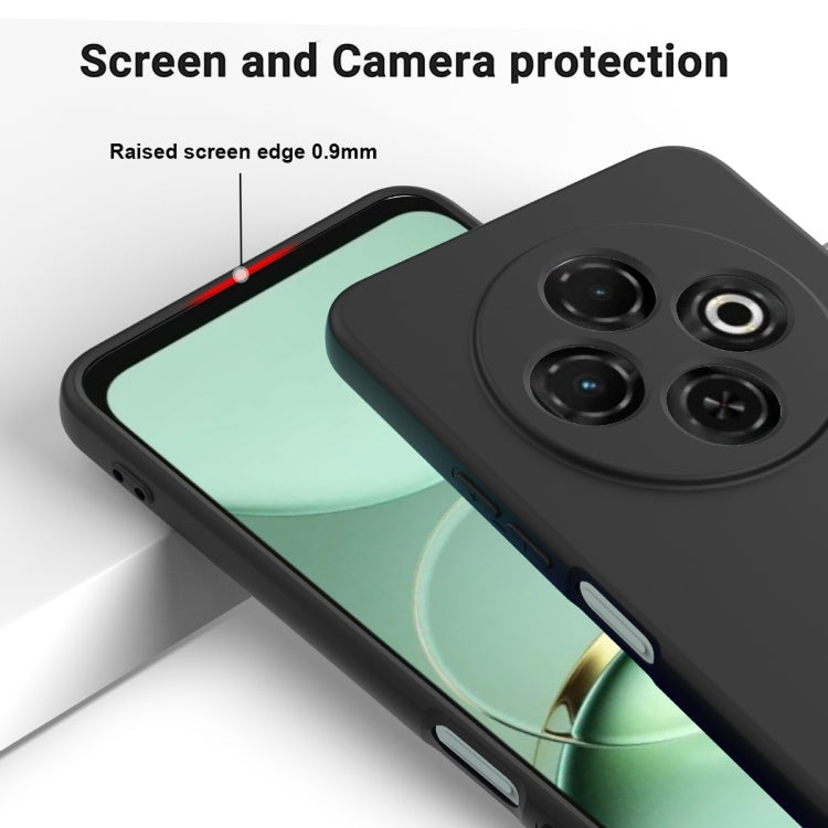 For Tecno Spark 30C 4G Solid Color Liquid Silicone Dropproof Full Coverage Phone Case