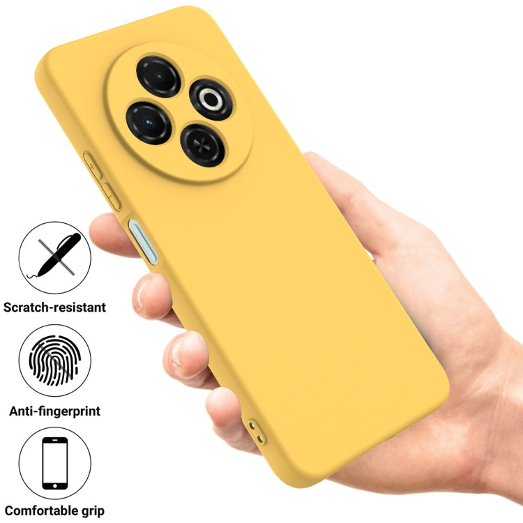 For Tecno Spark 30C 4G Solid Color Liquid Silicone Dropproof Full Coverage Phone Case