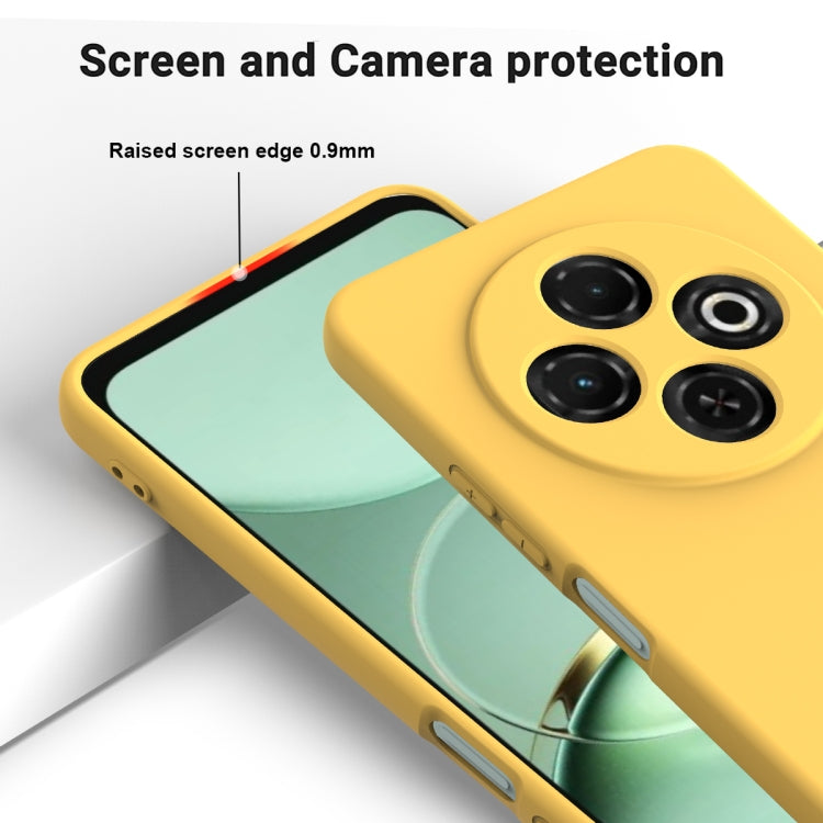 For Tecno Spark 30C 4G Solid Color Liquid Silicone Dropproof Full Coverage Phone Case