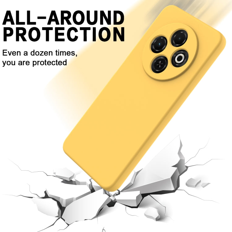 For Tecno Spark 30C 4G Solid Color Liquid Silicone Dropproof Full Coverage Phone Case