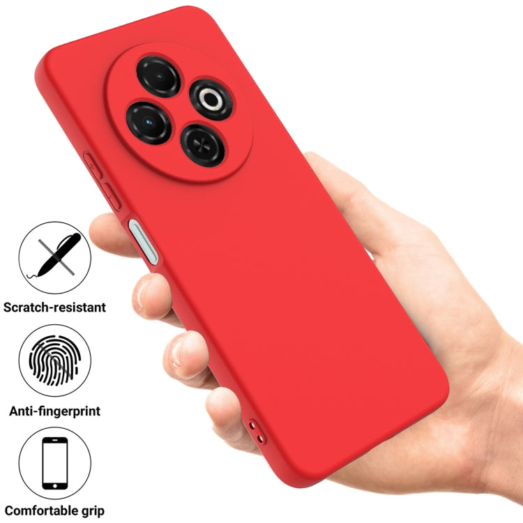 For Tecno Spark 30C 4G Solid Color Liquid Silicone Dropproof Full Coverage Phone Case