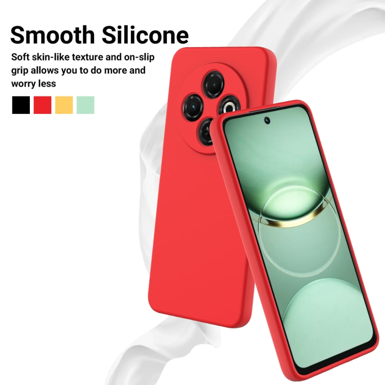 For Tecno Spark 30C 4G Solid Color Liquid Silicone Dropproof Full Coverage Phone Case