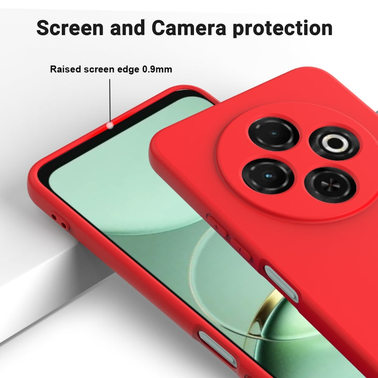 For Tecno Spark 30C 4G Solid Color Liquid Silicone Dropproof Full Coverage Phone Case