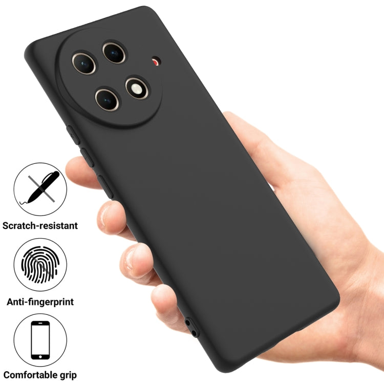 For Tecno Camon 30S / 30S Pro Solid Color Liquid Silicone Dropproof Full Coverage Phone Case