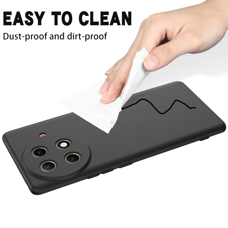 For Tecno Camon 30S / 30S Pro Solid Color Liquid Silicone Dropproof Full Coverage Phone Case