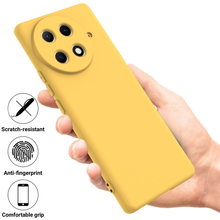 For Tecno Camon 30S / 30S Pro Solid Color Liquid Silicone Dropproof Full Coverage Phone Case