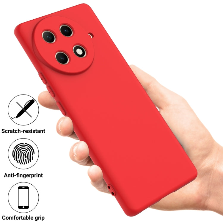 For Tecno Camon 30S / 30S Pro Solid Color Liquid Silicone Dropproof Full Coverage Phone Case