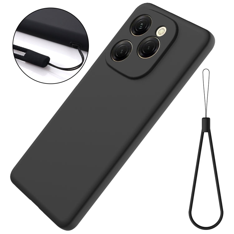 For Tecno Spark 20 Pro 5G Solid Color Liquid Silicone Dropproof Full Coverage Phone Case