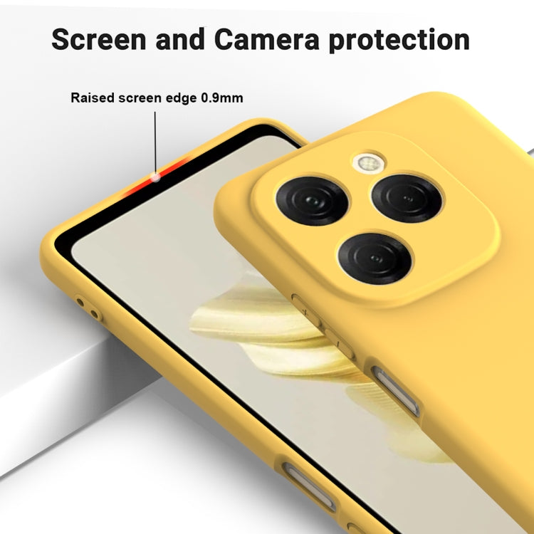 For Tecno Spark 20 Pro 5G Solid Color Liquid Silicone Dropproof Full Coverage Phone Case