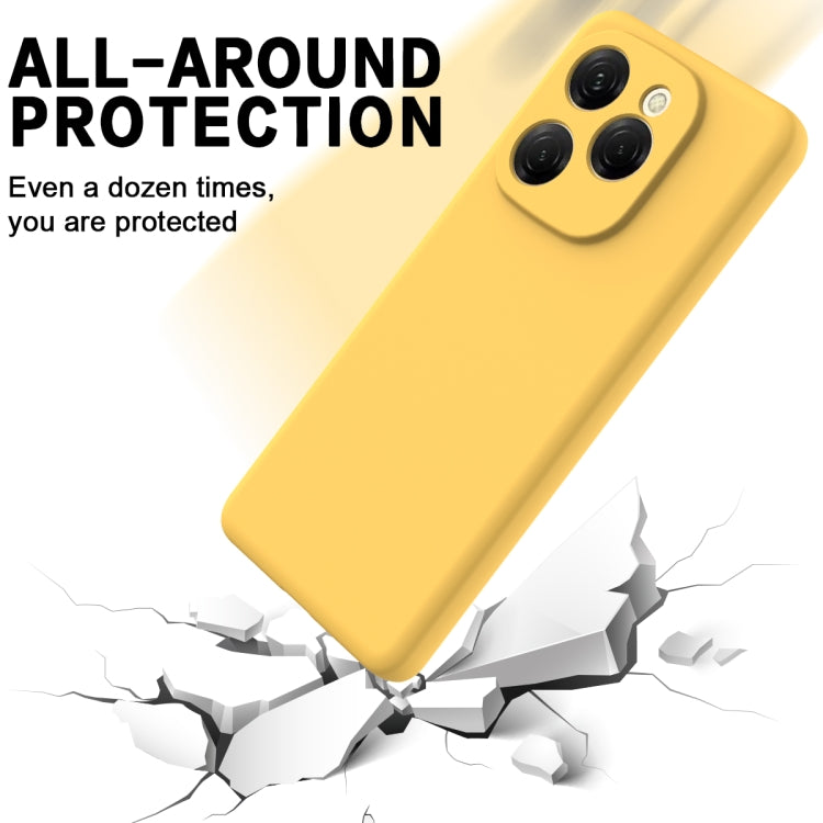 For Tecno Spark 20 Pro 5G Solid Color Liquid Silicone Dropproof Full Coverage Phone Case