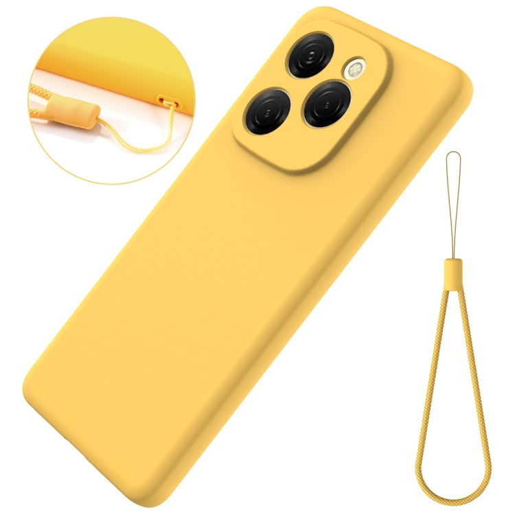 For Tecno Spark 20 Pro 5G Solid Color Liquid Silicone Dropproof Full Coverage Phone Case