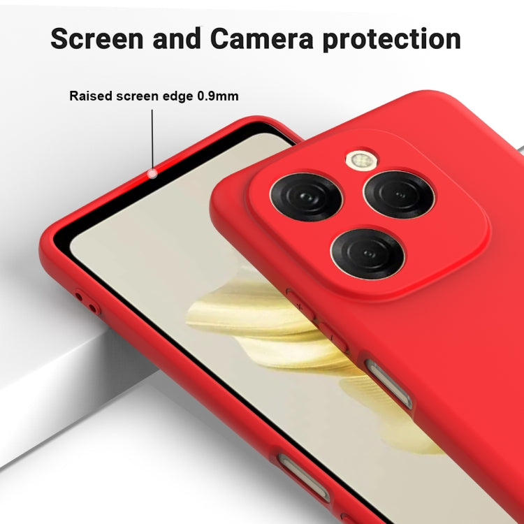 For Tecno Spark 20 Pro 5G Solid Color Liquid Silicone Dropproof Full Coverage Phone Case