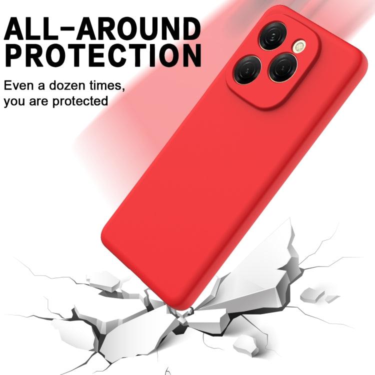 For Tecno Spark 20 Pro 5G Solid Color Liquid Silicone Dropproof Full Coverage Phone Case