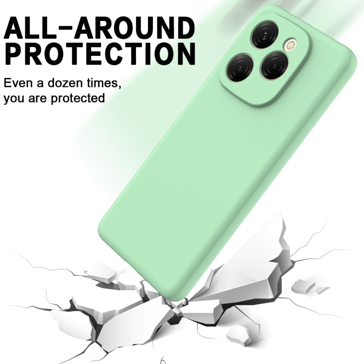 For Tecno Spark 20 Pro 5G Solid Color Liquid Silicone Dropproof Full Coverage Phone Case