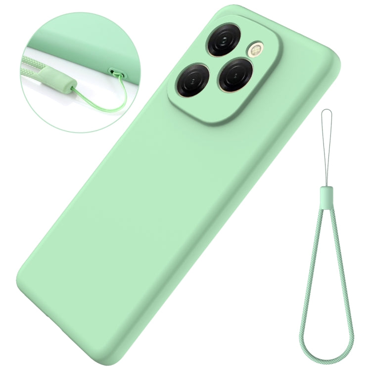 For Tecno Spark 20 Pro 5G Solid Color Liquid Silicone Dropproof Full Coverage Phone Case