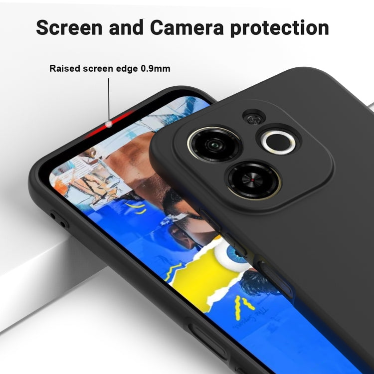 For Tecno Spark 30C 5G / Pop 9 5G Solid Color Liquid Silicone Dropproof Full Coverage Phone Case