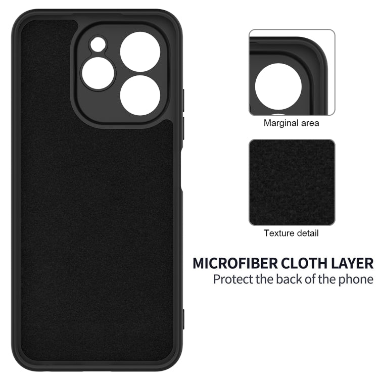 For Tecno Spark 30C 5G / Pop 9 5G Solid Color Liquid Silicone Dropproof Full Coverage Phone Case