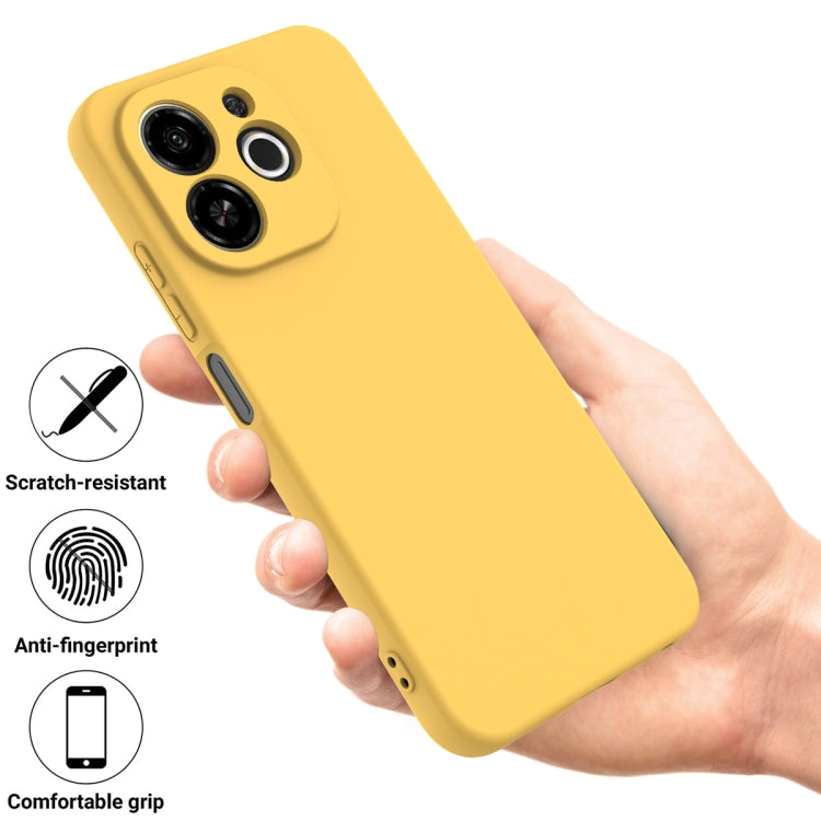 For Tecno Spark 30C 5G / Pop 9 5G Solid Color Liquid Silicone Dropproof Full Coverage Phone Case