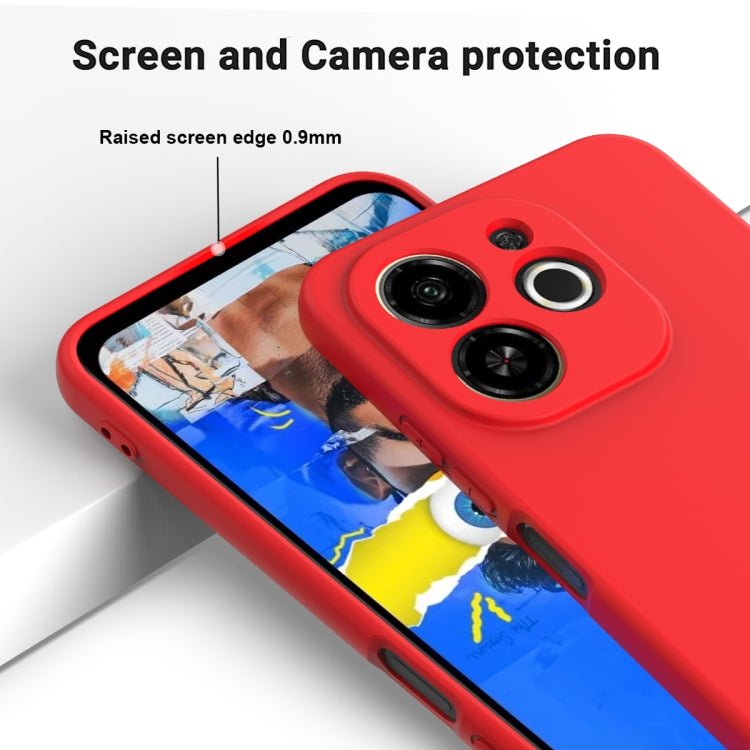 For Tecno Spark 30C 5G / Pop 9 5G Solid Color Liquid Silicone Dropproof Full Coverage Phone Case