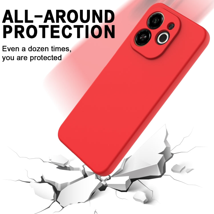 For Tecno Spark 30C 5G / Pop 9 5G Solid Color Liquid Silicone Dropproof Full Coverage Phone Case