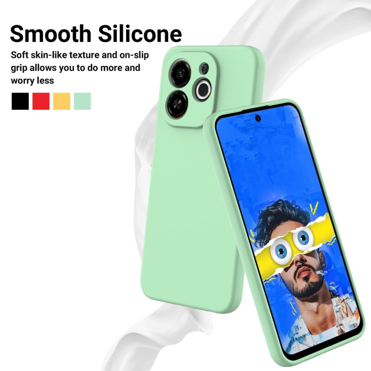 For Tecno Spark 30C 5G / Pop 9 5G Solid Color Liquid Silicone Dropproof Full Coverage Phone Case