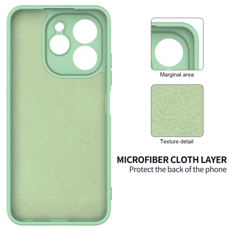 For Tecno Spark 30C 5G / Pop 9 5G Solid Color Liquid Silicone Dropproof Full Coverage Phone Case