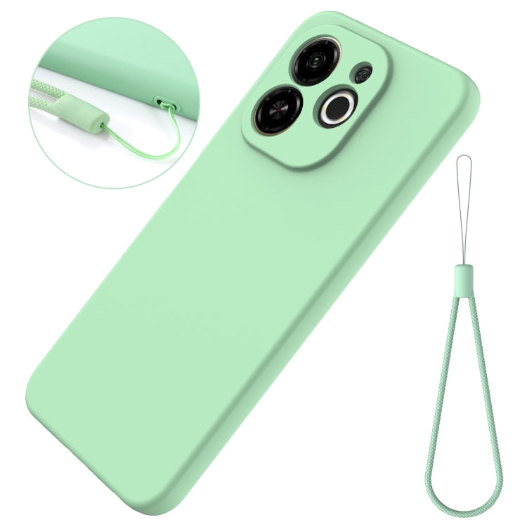 For Tecno Spark 30C 5G / Pop 9 5G Solid Color Liquid Silicone Dropproof Full Coverage Phone Case