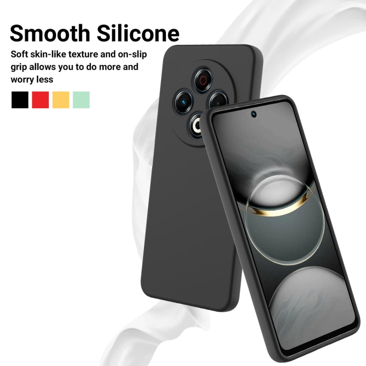 For Tecno Spark 30 4G Solid Color Liquid Silicone Dropproof Full Coverage Phone Case