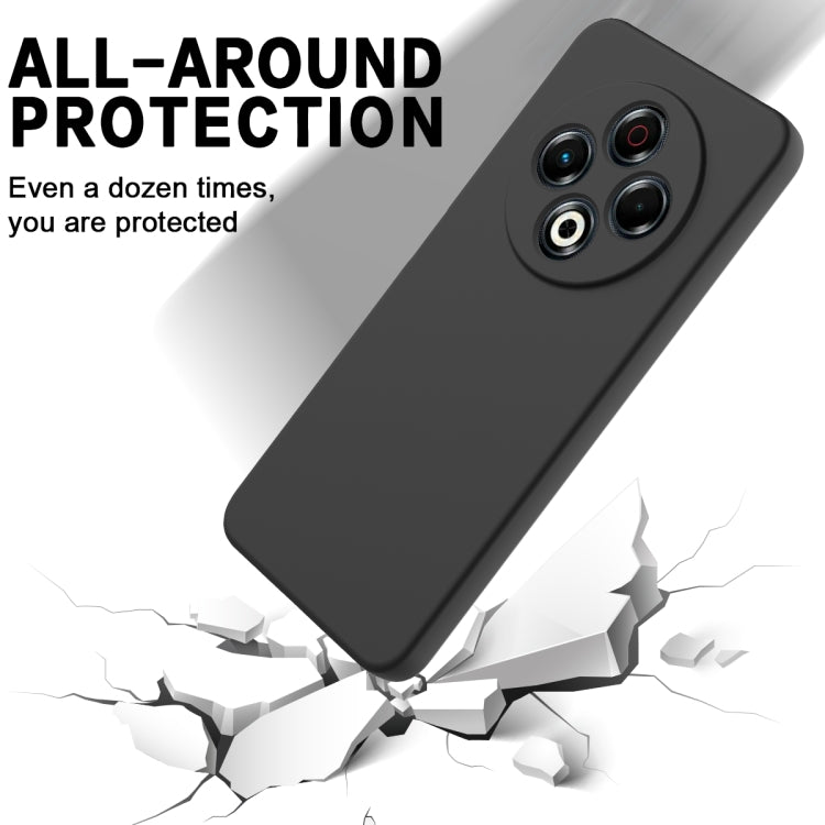 For Tecno Spark 30 4G Solid Color Liquid Silicone Dropproof Full Coverage Phone Case