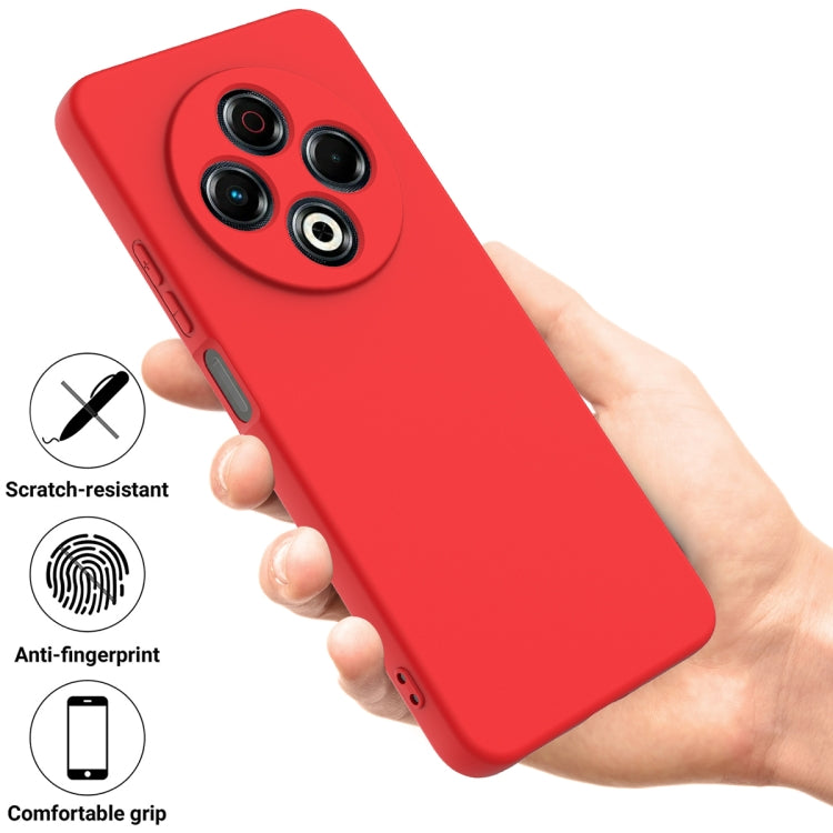For Tecno Spark 30 4G Solid Color Liquid Silicone Dropproof Full Coverage Phone Case