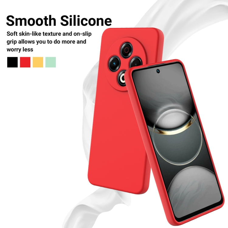 For Tecno Spark 30 4G Solid Color Liquid Silicone Dropproof Full Coverage Phone Case