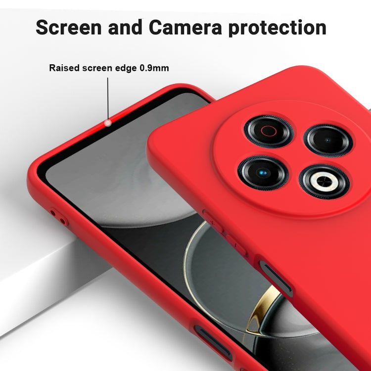 For Tecno Spark 30 4G Solid Color Liquid Silicone Dropproof Full Coverage Phone Case