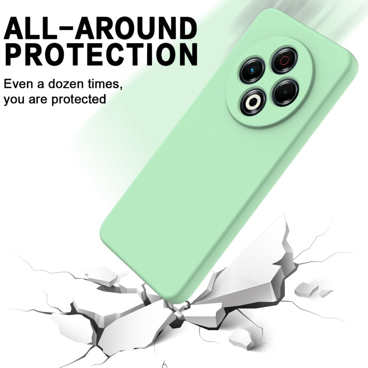 For Tecno Spark 30 4G Solid Color Liquid Silicone Dropproof Full Coverage Phone Case