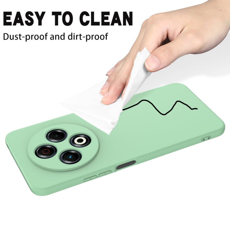 For Tecno Spark 30 4G Solid Color Liquid Silicone Dropproof Full Coverage Phone Case