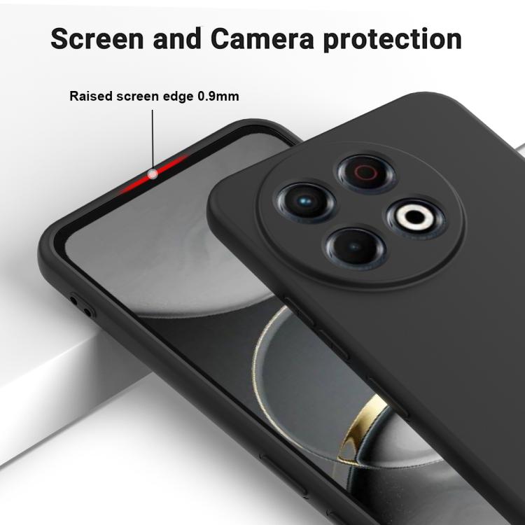 For Tecno Spark 30 Pro 4G Solid Color Liquid Silicone Dropproof Full Coverage Phone Case