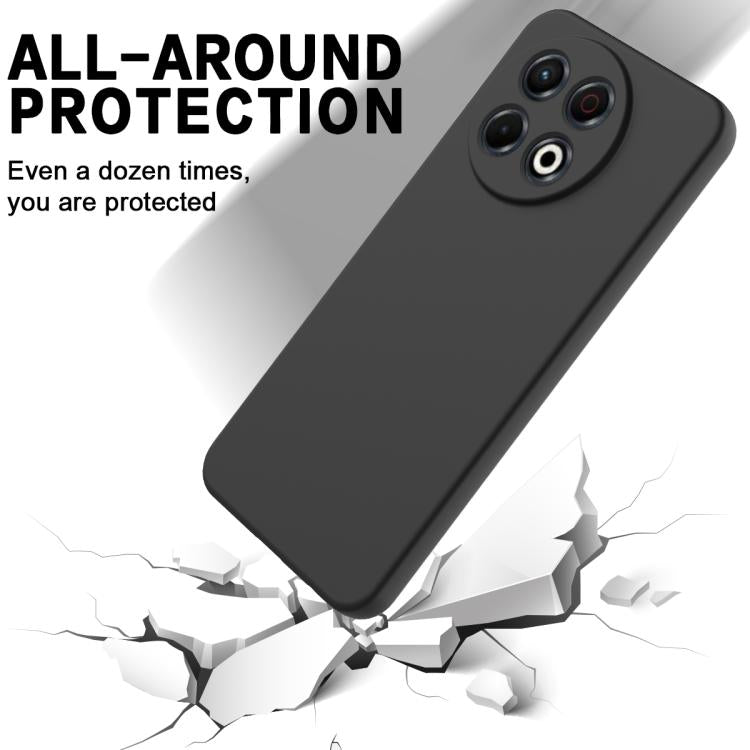 For Tecno Spark 30 Pro 4G Solid Color Liquid Silicone Dropproof Full Coverage Phone Case