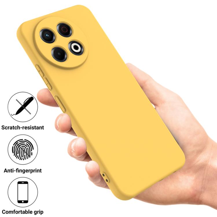 For Tecno Spark 30 Pro 4G Solid Color Liquid Silicone Dropproof Full Coverage Phone Case