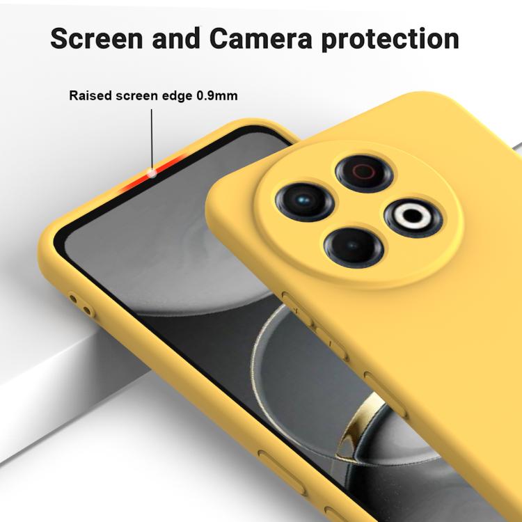 For Tecno Spark 30 Pro 4G Solid Color Liquid Silicone Dropproof Full Coverage Phone Case