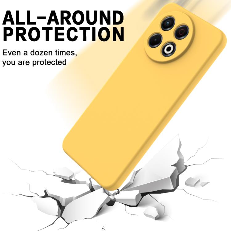For Tecno Spark 30 Pro 4G Solid Color Liquid Silicone Dropproof Full Coverage Phone Case