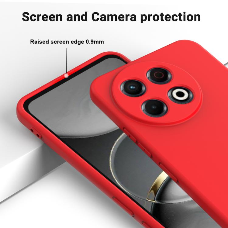 For Tecno Spark 30 Pro 4G Solid Color Liquid Silicone Dropproof Full Coverage Phone Case